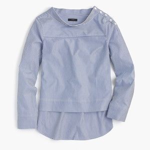 J. Crew Funnel Neck Blouse